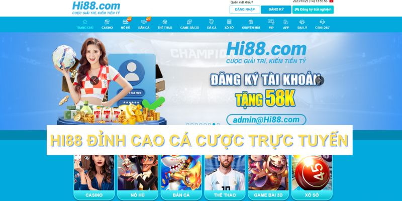 Hi88 - Sân chơi cá cược trực tuyến đỉnh cao